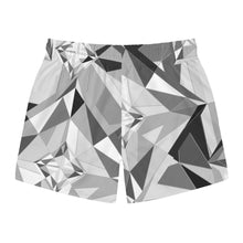 Load image into Gallery viewer, DIAMOND DRIP Swim Trunks - Monochrome Moonstone