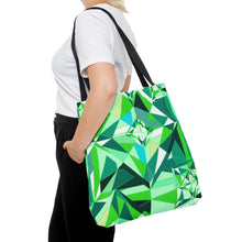 Load image into Gallery viewer, DIAMOND DRIP Tote Bag - Peridot Glow