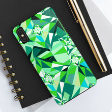 Load image into Gallery viewer, DIAMOND DRIP Phone Case - Peridot Glow