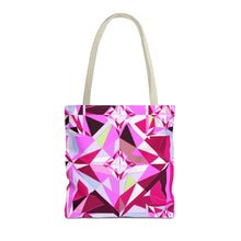 Load image into Gallery viewer, DIAMOND DRIP Tote Bag - Rose Quartz Radiance