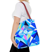 Load image into Gallery viewer, DIAMOND DRIP Tote Bag - Azure Aura