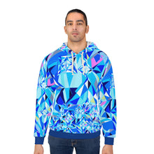 Load image into Gallery viewer, DIAMOND DRIP Unisex Pullover Hoodie - Azure Aura