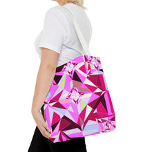 Load image into Gallery viewer, DIAMOND DRIP Tote Bag - Rose Quartz Radiance