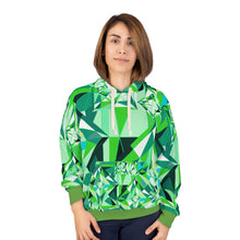 Load image into Gallery viewer, DIAMOND DRIP Unisex Pullover Hoodie - Peridot Glow