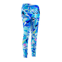Load image into Gallery viewer, DIAMOND DRIP Leggings - Azure Aura