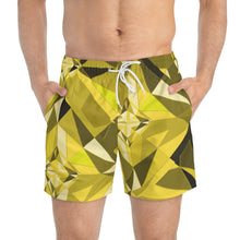 Load image into Gallery viewer, DIAMOND DRIP Swim Trunks - Lemon Zircon