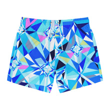 Load image into Gallery viewer, DIAMOND DRIP Swim Trunks - Azure Aura