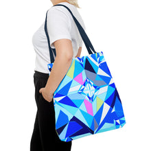 Load image into Gallery viewer, DIAMOND DRIP Tote Bag - Azure Aura