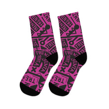 Load image into Gallery viewer, TRENTA Print Socks - Miss Magenta