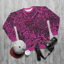 Load image into Gallery viewer, TRENTA Print Crewneck Sweatshirt - Miss Magenta