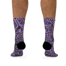 Load image into Gallery viewer, TRENTA Print Socks - Mauve (Get Out The Way)