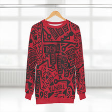 Load image into Gallery viewer, TRENTA Print Crewneck Sweatshirt - Crimson Queen