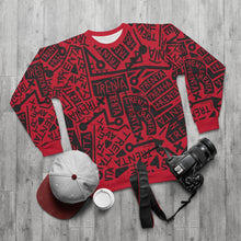 Load image into Gallery viewer, TRENTA Print Crewneck Sweatshirt - Crimson Queen
