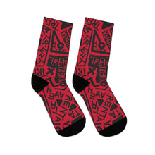 Load image into Gallery viewer, TRENTA Print Socks - Crimson Queen