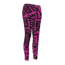 Load image into Gallery viewer, TRENTA Print Casual Leggings - Miss Magenta