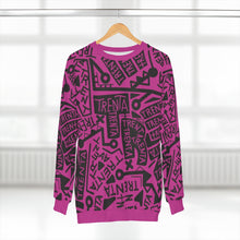 Load image into Gallery viewer, TRENTA Print Crewneck Sweatshirt - Miss Magenta