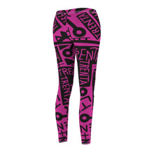 Load image into Gallery viewer, TRENTA Print Casual Leggings - Miss Magenta