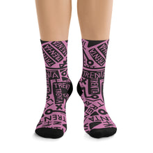 Load image into Gallery viewer, TRENTA Print Socks - Blush N' Bashful