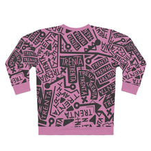 Load image into Gallery viewer, TRENTA Print Crewneck Sweatshirt - Blush N' Bashful