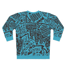 Load image into Gallery viewer, TRENTA Print Crewneck Sweatshirt - It's Actually Cerulean