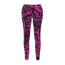 Load image into Gallery viewer, TRENTA Print Casual Leggings - Miss Magenta