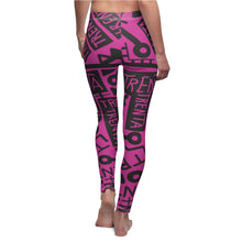 Load image into Gallery viewer, TRENTA Print Casual Leggings - Miss Magenta