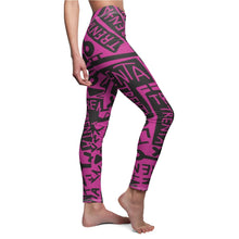 Load image into Gallery viewer, TRENTA Print Casual Leggings - Miss Magenta