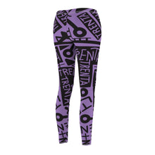 Load image into Gallery viewer, TRENTA Print Casual Leggings - Mauve (Get Out The Way)