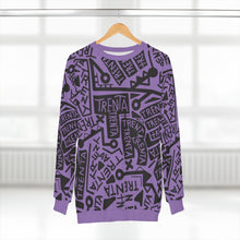 Load image into Gallery viewer, TRENTA Print Crewneck Sweatshirt - Mauve (Get Out The Way)