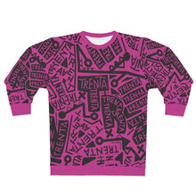 Load image into Gallery viewer, TRENTA Print Crewneck Sweatshirt - Miss Magenta