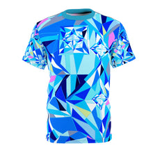 Load image into Gallery viewer, DIAMOND DRIP Unisex Cut &amp; Sew Tee - Azure Aura
