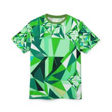 Load image into Gallery viewer, DIAMOND DRIP Unisex Cut &amp; Sew Tee - Peridot Glow
