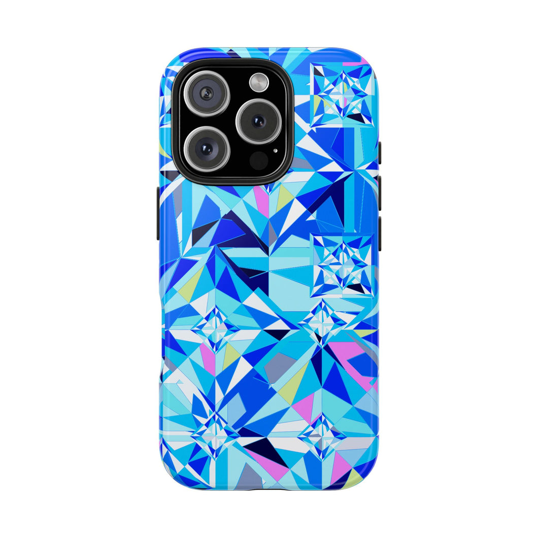 DIAMOND DRIP Phone Case - Azure Aura