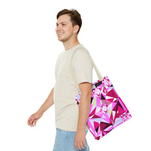 Load image into Gallery viewer, DIAMOND DRIP Tote Bag - Rose Quartz Radiance
