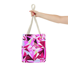 Load image into Gallery viewer, DIAMOND DRIP Tote Bag - Rose Quartz Radiance
