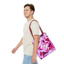 Load image into Gallery viewer, DIAMOND DRIP Tote Bag - Rose Quartz Radiance
