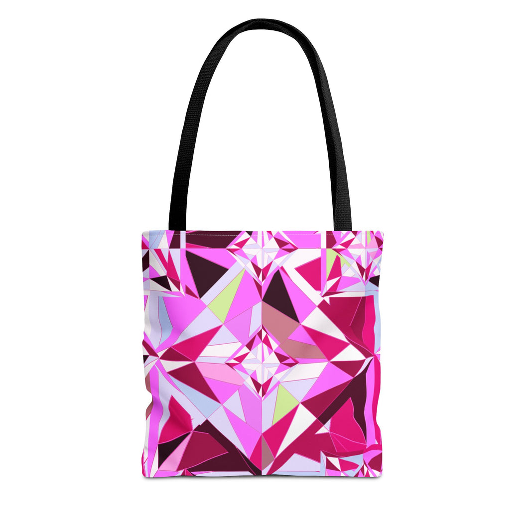 DIAMOND DRIP Tote Bag - Rose Quartz Radiance