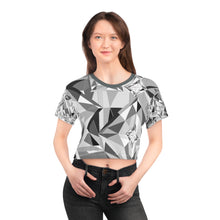 Load image into Gallery viewer, DIAMOND DRIP Crop Tee - Monochrome Moonstone
