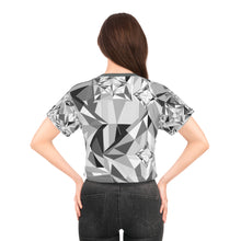 Load image into Gallery viewer, DIAMOND DRIP Crop Tee - Monochrome Moonstone
