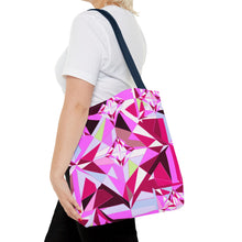 Load image into Gallery viewer, DIAMOND DRIP Tote Bag - Rose Quartz Radiance
