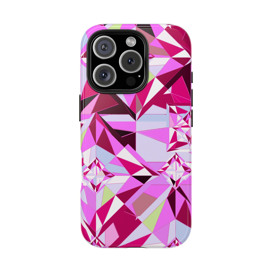 DIAMOND DRIP Phone Case - Rose Quartz Radiance