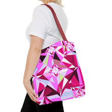 Load image into Gallery viewer, DIAMOND DRIP Tote Bag - Rose Quartz Radiance
