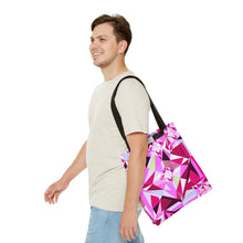 Load image into Gallery viewer, DIAMOND DRIP Tote Bag - Rose Quartz Radiance
