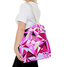 Load image into Gallery viewer, DIAMOND DRIP Tote Bag - Rose Quartz Radiance
