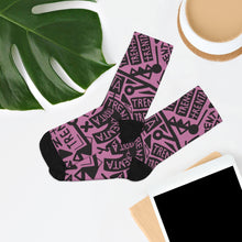 Load image into Gallery viewer, TRENTA Print Socks - Blush N&#39; Bashful
