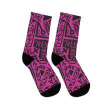 Load image into Gallery viewer, TRENTA Print Socks - Miss Magenta
