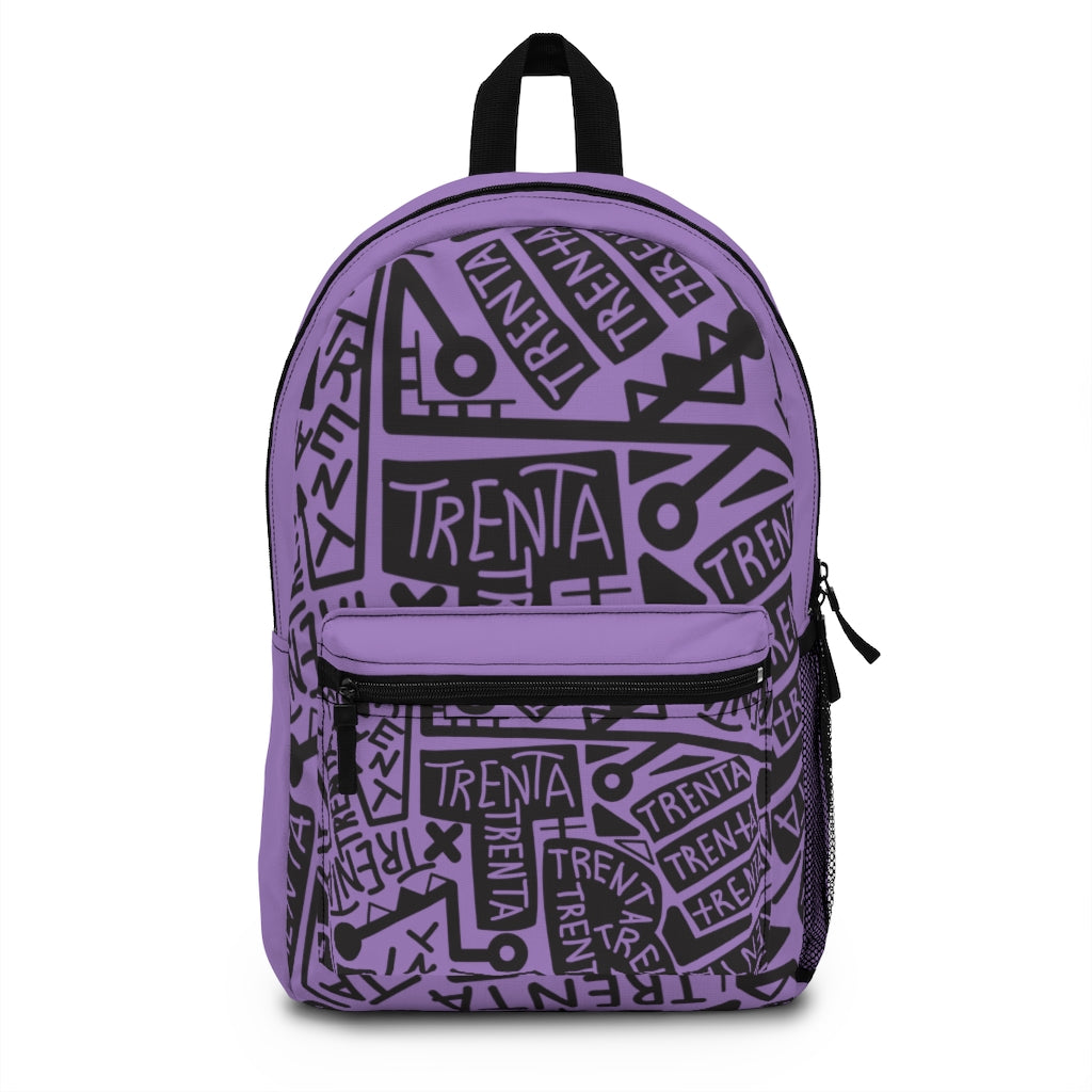 TRENTA Print Backpack - Mauve (Get Out The Way)