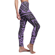 Load image into Gallery viewer, TRENTA Print Casual Leggings - Mauve (Get Out The Way)
