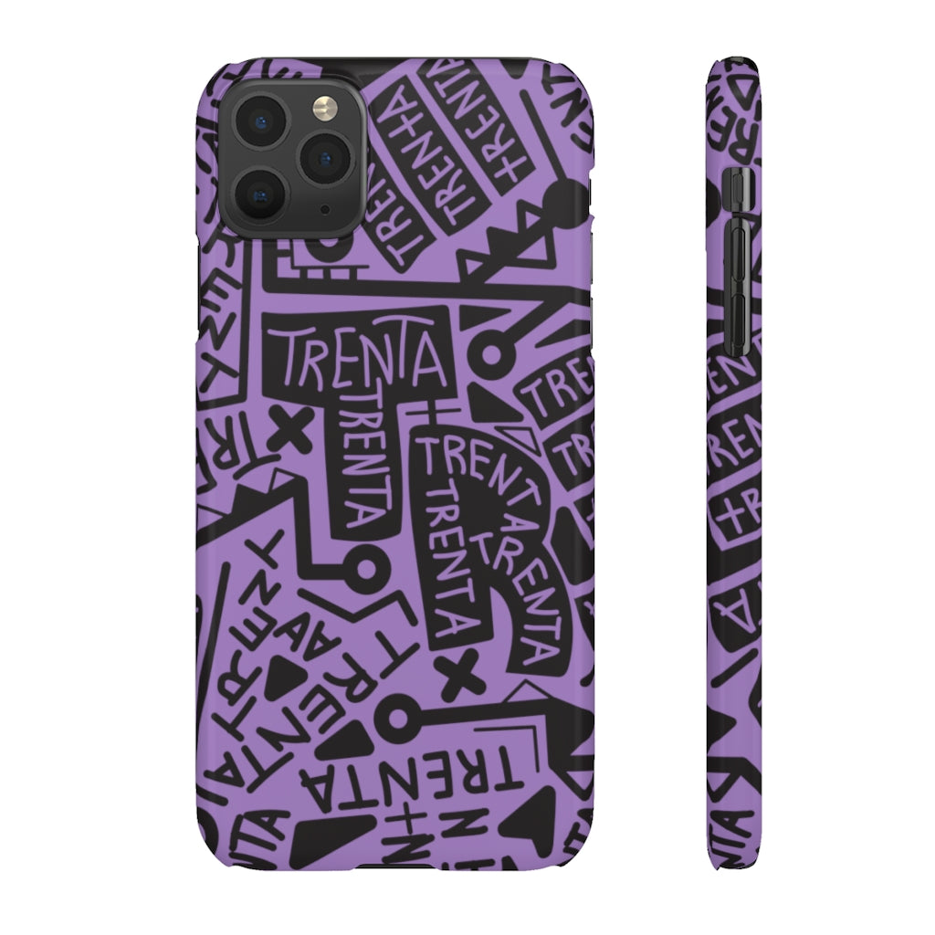 TRENTA Print Phone Case - Mauve (Get Out The Way)