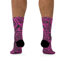 Load image into Gallery viewer, TRENTA Print Socks - Miss Magenta
